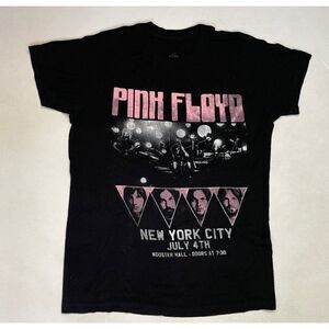 Pink Floyd New York City Graphic T-shirt Women Small Black Music Short Sleeve